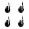 Service Caster 5'' SS Soft Rubber Wheel Swivel 3/4'' Expanding Stem Caster Set, 4PK SCC-SSEX20S514-SRS-34-4 - alternate 1
